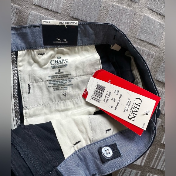 🧥Chaps Navy Blue Uniform Shorts, size 8 regular - Picture 3 of 8